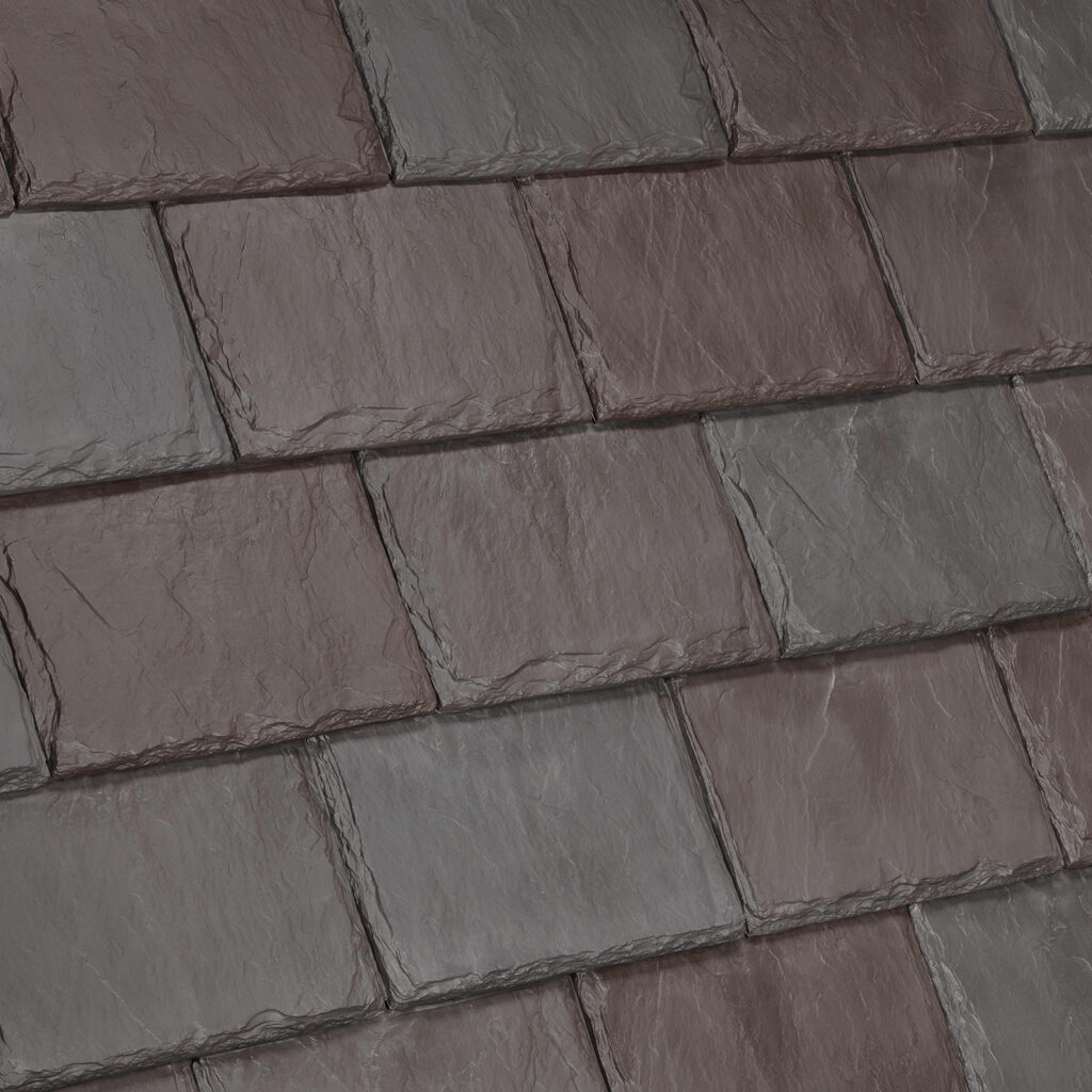 DaVinci Province Slate Brownstone cool-roof color swatch