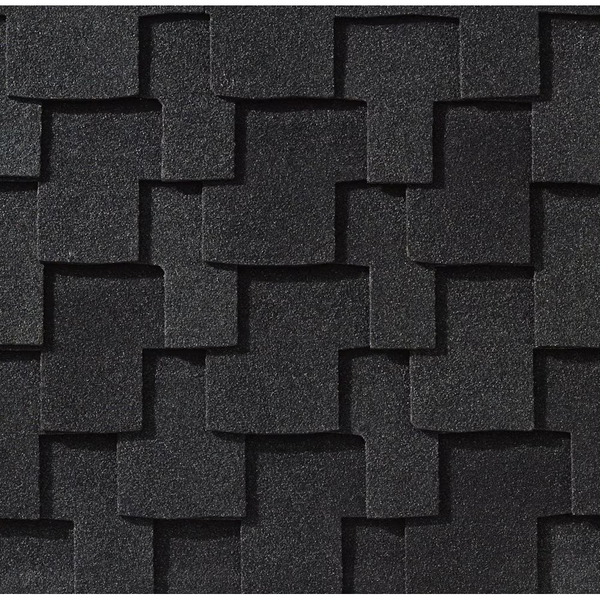 GAF Charcoal shingle color swatch