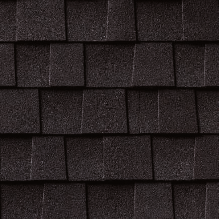GAF Charcoal shingle color swatch