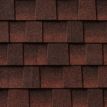 GAF Hickory shingle color swatch