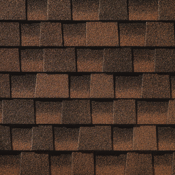 GAF Hickory shingle color swatch