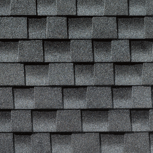 GAF Pewter Gray shingle color swatch